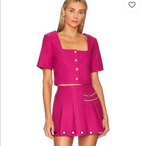 Amanda Uprichard Pink Skirt